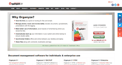 Desktop Screenshot of organyze.com