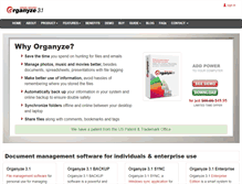 Tablet Screenshot of organyze.com